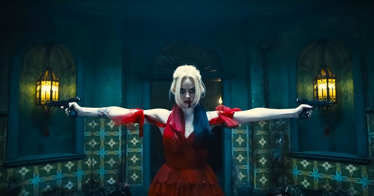 The Suicide Squad: Harley Quinn's villainous take on power dressing.