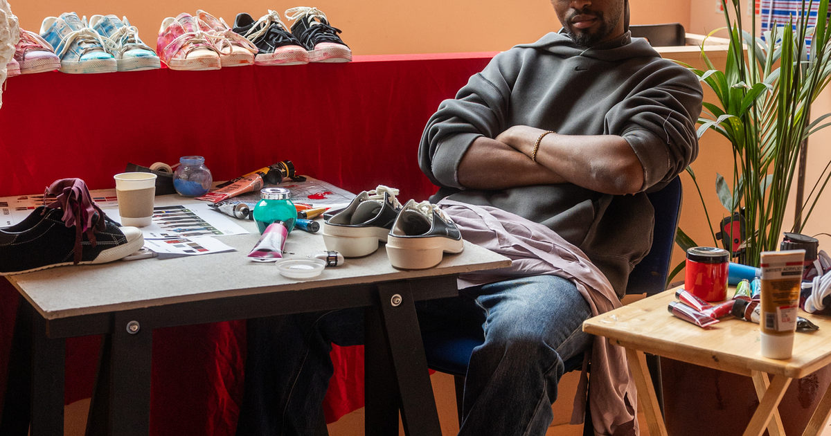 Jawara Alleyne’s custom Converse saved my feet during London Fashion Week