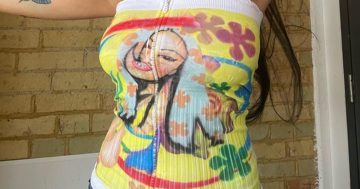 Airbrushed clothes are 2022’s summer staple