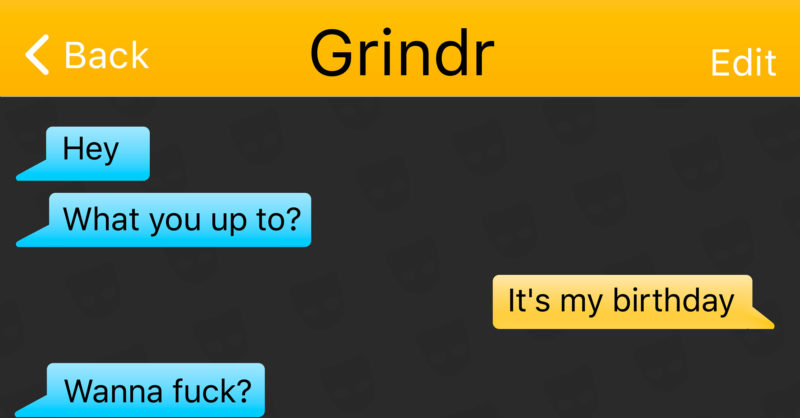 Grindr messages sent not delivered